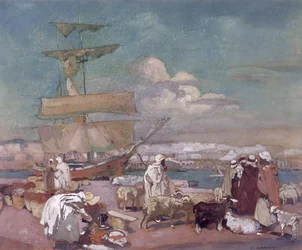 Der Hafen von Algier, ca. 1900